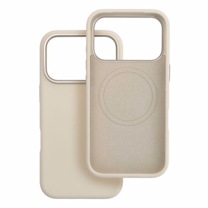 Dėklas Samsung S26 PLUS Forcell F-Protect Frame Premium suderinamas su MagSafe antikinė balta