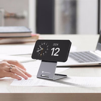 FORCELL F-ENERGY Flip Charge Qi2 15W belaidis įkroviklis suderinamas su MagSafe sidabrinis