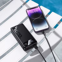 Išorinė baterija Power Bank Hoco J154A 22.5W 20000mAh juoda