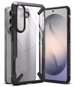 Ringke Fusion X Dėklas for Samsung Galaxy S26 - Clear juodas