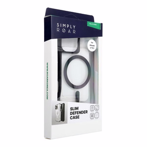 ROAR dėklas SLIM DEFENDER IPHONE 17 juodas