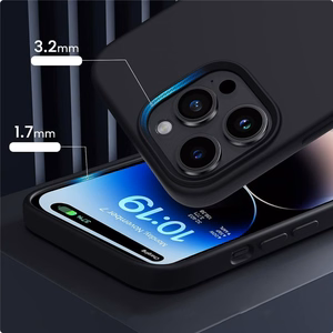Tech-Protect Silikoninis Magnetinis dėklas telefonui iPhone 13 / 14 - Juodas