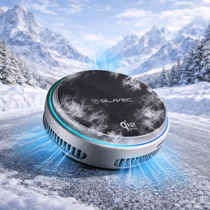 "Blavec" automobilinis laikiklis BHC-05 Qi2.2 25W su indukciniu įkrovimu ir aktyviu aušinimu iki oro ventiliatoriaus (BHC05-MWIB), juodas