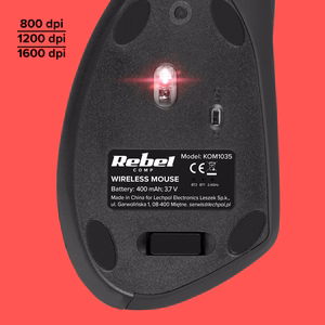 Rebel VM10 belaidė vertikali pelė