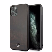 Mercedes Wood Line Rosewood dėklas iPhone 11 Pro Max - rudas