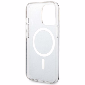 Guess GUHMP13LH4STK iPhone 13 Pro / 13 6.1" juodas/juodas kietas dėklas 4G MagSafe
