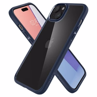 Spigen Ultra Hybrid iPhone 15 Plus dėklas - tamsiai mėlyna