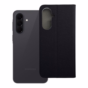 SENSITIVE Knygos dėklas SAMSUNG A37 5G, juodos spalvos