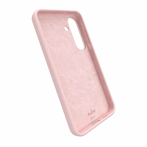Puro Icon silikoninis dėklas telefonui Samsung Galaxy S25 - rožinis