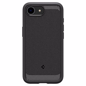 Чехол Spigen Rugged Armor MagSafe для iPhone 16e / 17e - чёрный