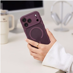 Tech-Protect BasicMag MagSafe dėklas iPhone 17 Pro Max / 18 Pro Max, matinis bordo