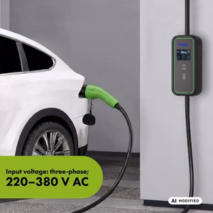 „GreenBlue“ nešiojamasis įkroviklis elektromobiliams (EV) / įkraunamiems hibridams (PHEV), „Type 2“, 6,8 m laido ilgis, IP65, 11 kW, 220–380 V AC, 50/60 Hz, 16 A, trifazis, GB1100