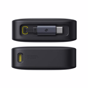 Išorinė baterija Baseus OS Free2Pull 10000mAh 30W + laidas (juoda)