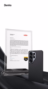 Benks Magnetic Armor Pro Kevlar dėklas metalinis rėmas 600D G049 skirtas Samsung Galaxy S26 Plus juodas