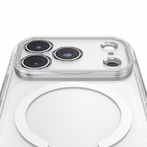 AmazingThing Titan Pro Lens dėklas, skirtas iPhone 18 Pro Max, su kameros apsauga ir dirželio tvirtinimu, suderinamas su MagSafe – spalva: skaidri