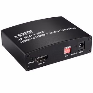 HDMI Audio Extractor, HDMI to HDMI +Audio, 4K 60Hz