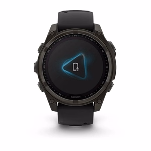 Išmanusis laikrodis Garmin Fenix 8 Sapphire Solar juodas/pilkas