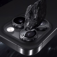 Benks grūdintas stiklas Glass Warrior objektyvo apsauga kamerai, skirtas iPhone 16/16 Plus (2 objektyvai), sidabrinė