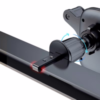 Dudao F5Pro automobilinis telefono laikiklis, tvirtinamas prie oro angos – juodas