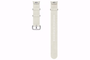 Dirželis ET-SOL30SWE Samsung Galaxy Watch 4/4 Classic/5/5 Pro/6/6 Classic/7/FE stilingas sportinis S/M kreminės spalvos