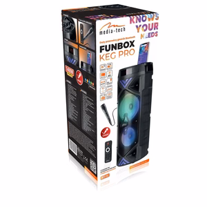 MEDIA-TECH POWER AUDIO BT FUNBOX KEG PRO MT3182 belaidis garsiakalbis