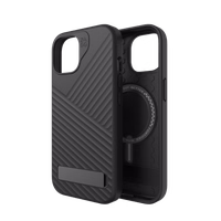 ZAGG Denali Snap KS MagSafe dėklas su stovu iPhone 15 / 14 / 13 - Juodas