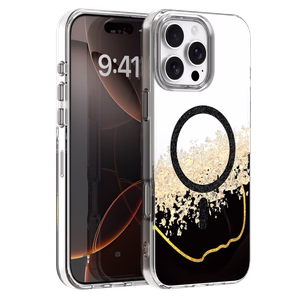 Epoxy Mag dėklas skirtas iPhone 16 Pro 6,3" juodas