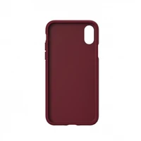 Adidas OR formuotas PU zomšos dėklas iPhone X / XS - bordo