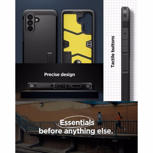 Spigen Tough Armor dėklas Galaxy A37 5G juodas