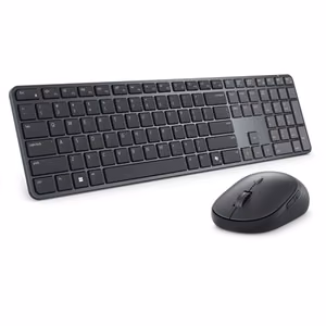 Dell Pro 7 Slim Keyboard and Mouse KM726 Keyboard and Mouse Set Wireless Mouse included US International Bluetooth Black