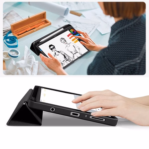 Tech-Protect SC Pen Canvas Case for Samsung Galaxy Tab A9 / A11 8.7 X110 / X115 / X133 / X135 - Black