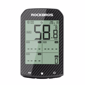 Rockbros M1Pro Bluetooth GPS dviračio kompiuteris, IPX6 – juodas