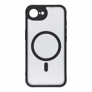 FULL MATTE MAG COVER dėklas telefonui suderinamas su MagSafe iPhone 16E (SE 4 2025) juoda