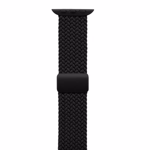 Crong Wave Band pintas Apple Watch dirželis, 44/45/46/49 mm, juodas