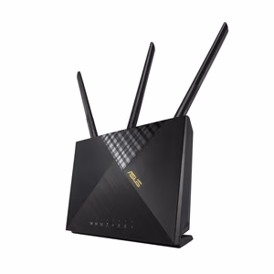 ASUS 4G-AX56 belaidis maršrutizatorius Gigabitinis eternetas Dviguba juosta (2,4 GHz / 5 GHz) Juoda