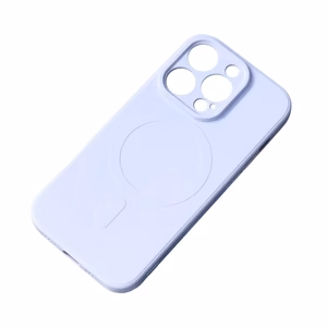 Silicone Case with MagSafe for Samsung Galaxy S25 Edge - light blue