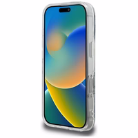 Karl Lagerfeld IML Multi K&C galvos raštas dėklas telefonui iPhone 16 Pro - skaidrus