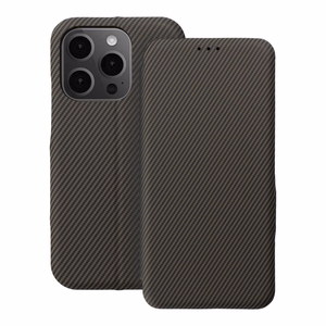 FOLIO šoninis magnetinis knygos tipo dėklas, skirtas IPHONE 14 PRO, rudas spalvos