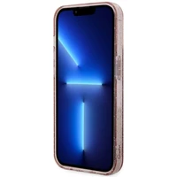 Guess GUHMP14LHCMCGP iPhone 14 Pro 6.1" rožinis/rožinis kietas dėklas Blizgučiai Auksas MagSafe