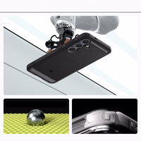 Spigen Rugged Armor Mag MagSafe Dėklas telefonui Samsung Galaxy S25 - matinė juoda