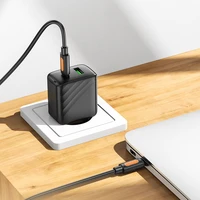 Borofone Kabelis BX114 Structure - Type C į Type C - PD 60W 3A 1 metras juodas