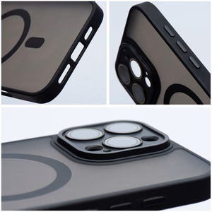 VARIETE MAG COVER magnetinis dėklas telefonui, suderinamas su MagSafe, skirtas IPHONE 13 PRO, juodas
