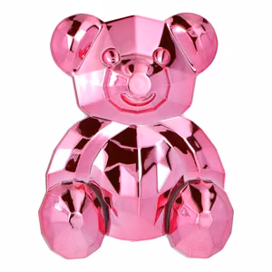 Phone stand BEAR - stick-on - pink