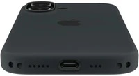 iPhone 17 silikoninis dėklas su MagSafe - juodas