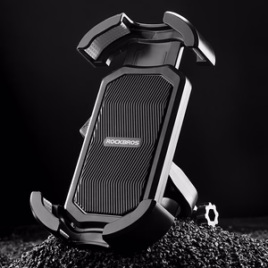 "Rockbros" 25210032001 Dviračio telefono laikiklis vairui - juodas