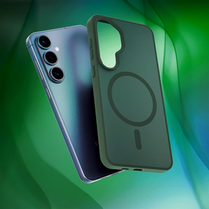 Samsung Galaxy S26+ - 3mk Smoke MagCase Green