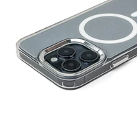 Wozinsky Blizgus dėklas su Magnetiniu Samsung Galaxy S25 - Permatomas su Blizgučiais