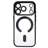 Metalinis Magsafe dėklas iPhone 17 Pro Max juodas