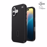 Speck Presidio2 Pro ClickLock & MagSafe - iPhone 16 dėklas (juodas / Slate pilkas / baltas)