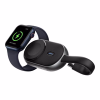 Išorinė baterija Apple Watch Forcell F-Energy Mini Power Watch 1A 2,5W 1200 mAh juoda